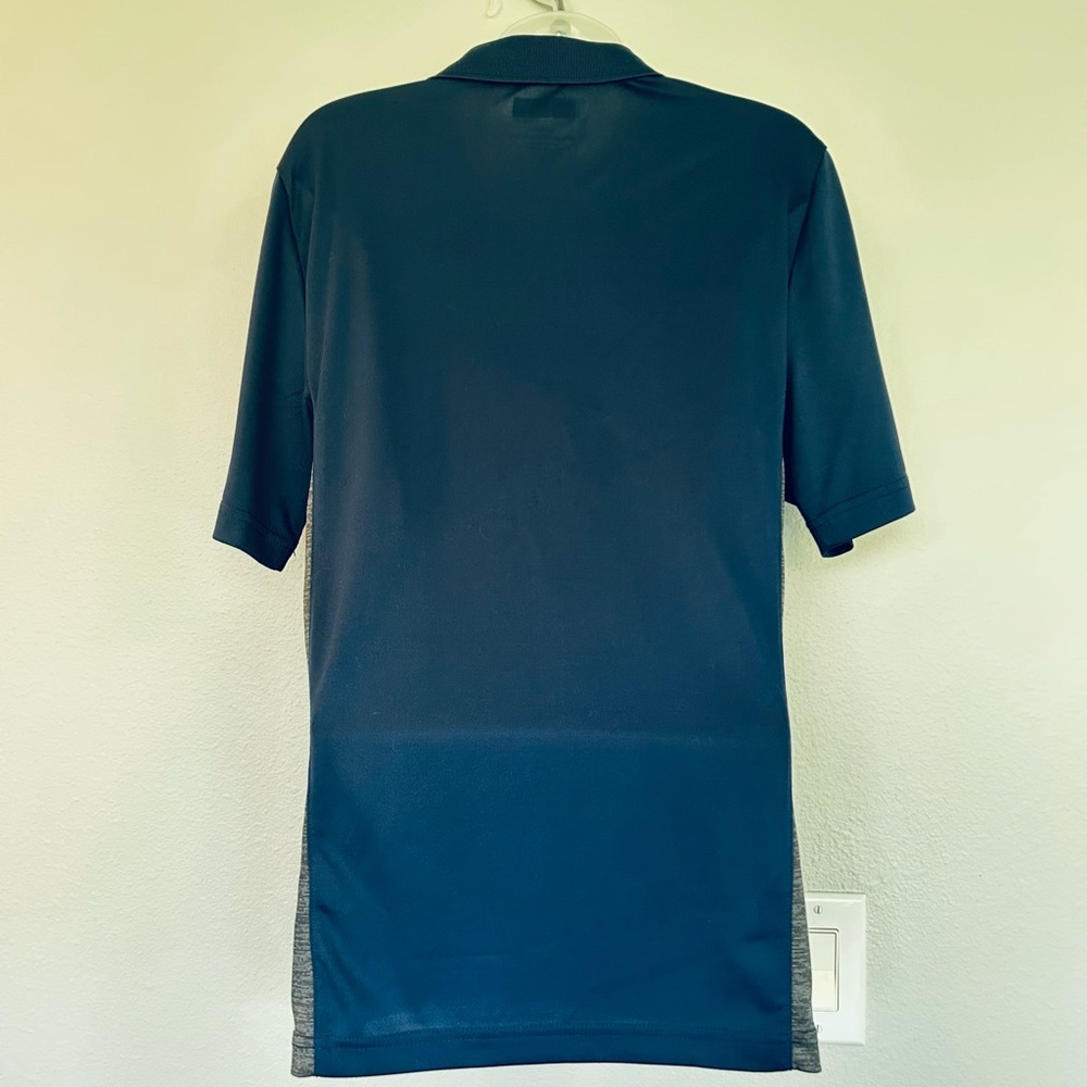 Seattle Seahawks Navy Polo Shirt with grey sides - Picture 5 of 7